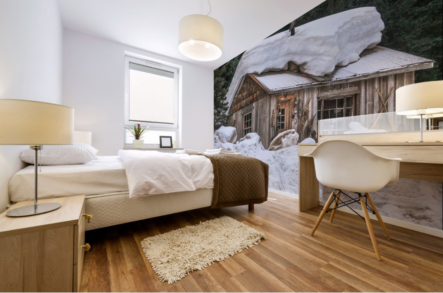 Barkerville Cabin Mural print