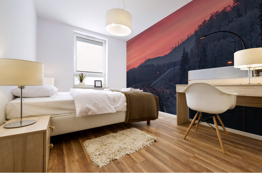 Taylor Hill Sunrise Mural print