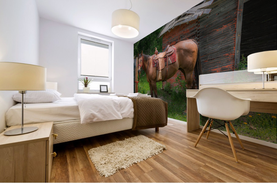 Ready to Ride Mural print
