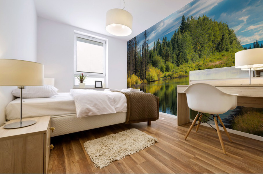 Beaver Pond Mural print