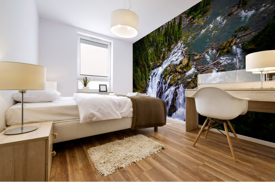 Ghost Lake Falls Mural print