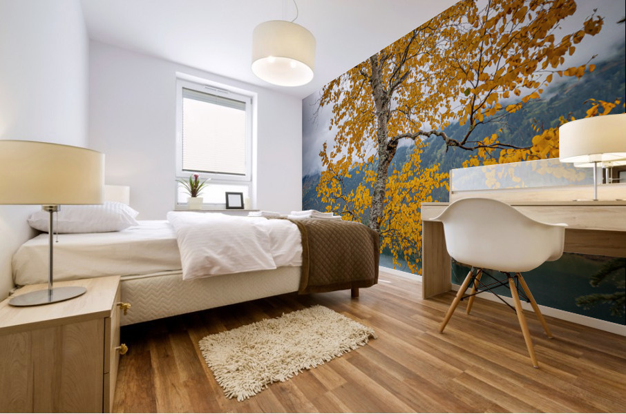 Lake Azouzetta Mural print
