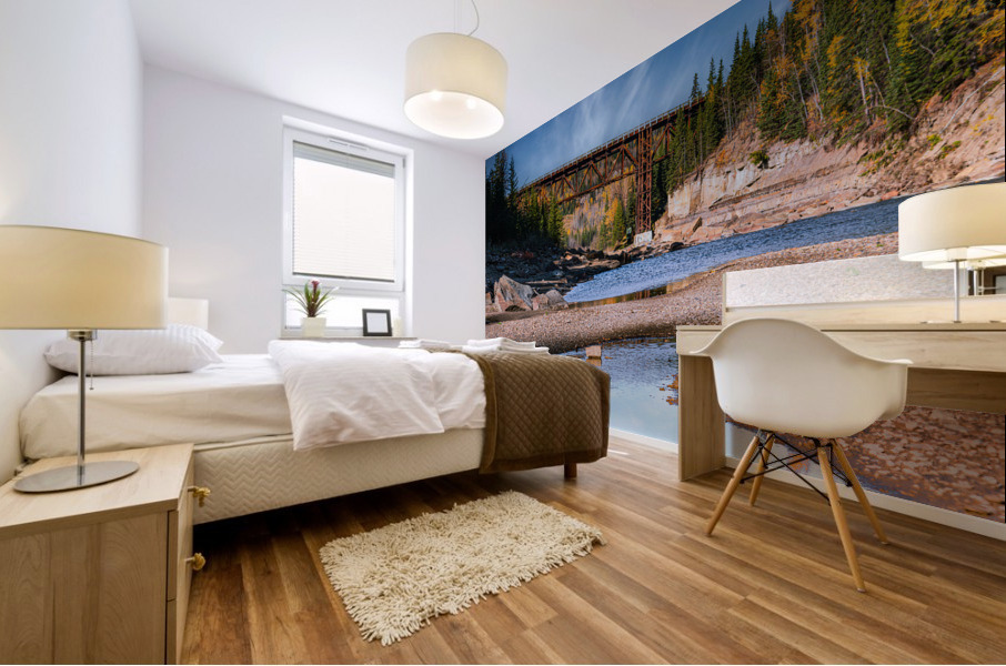 Kiskatinaw River Mural print