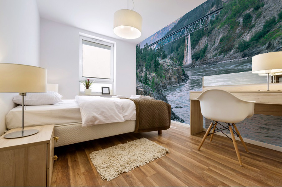 Lillooet BC Mural print