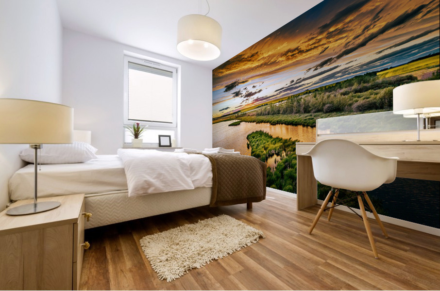 McQueen Slough Mural print