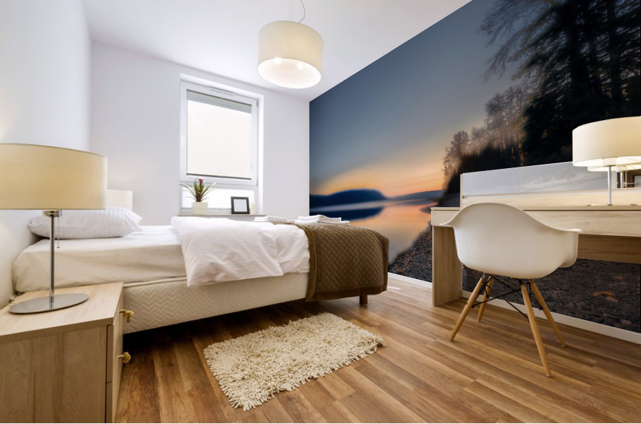 Misty Morning Mural print