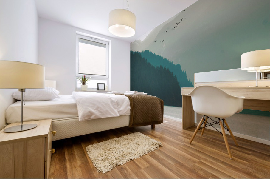 Pitt Lake Mural print