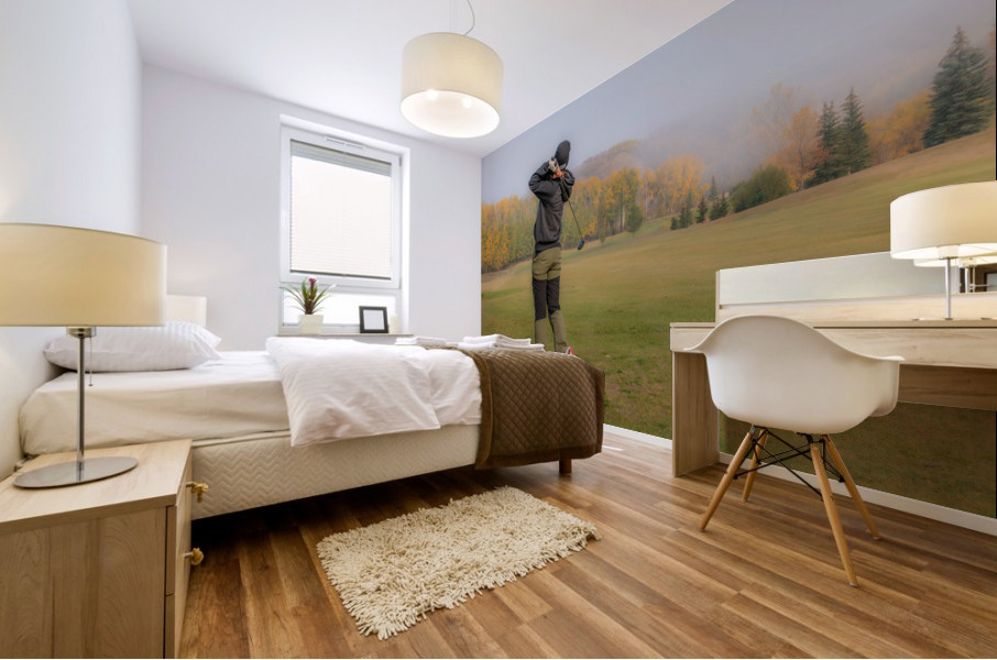On the Tee Mural print
