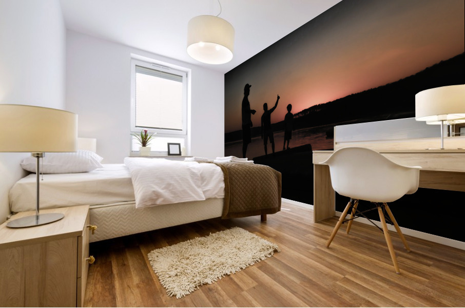 Silhouettes Mural print