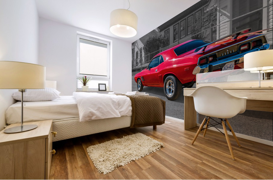 Red Challenger Mural print