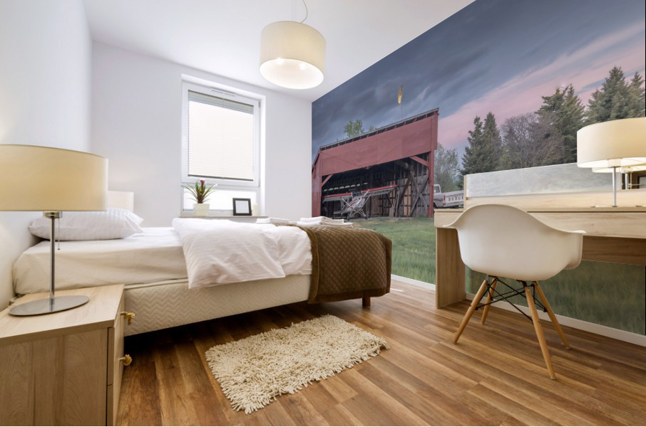 The Hangar Mural print