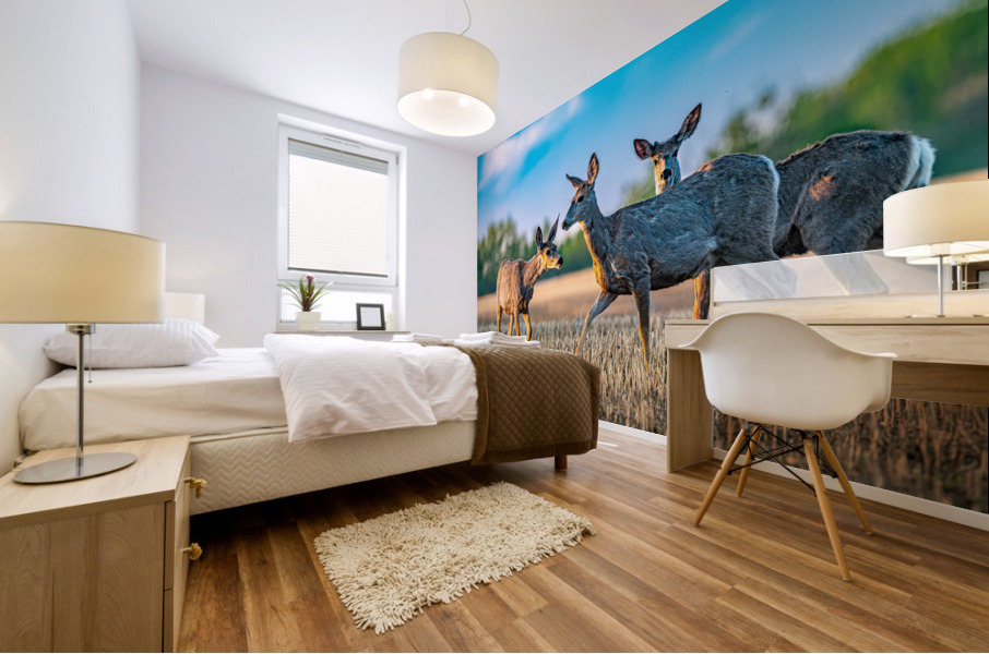 Mule Deer Mural print