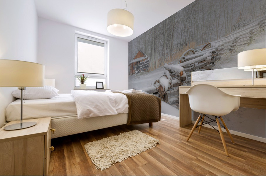 The Fence Mural print