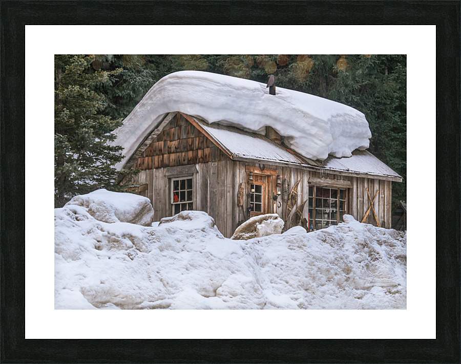 Barkerville Cabin Picture Frame print