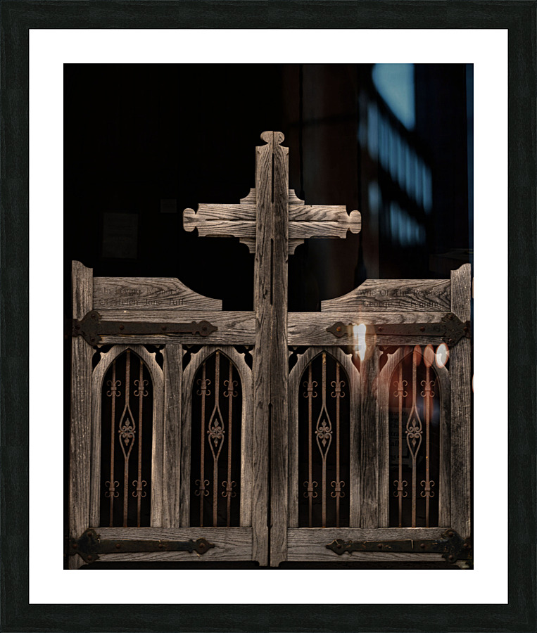 Church Gate Picture Frame print