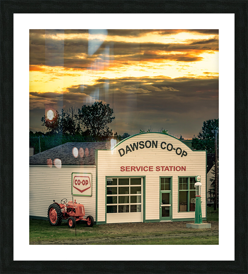 Dawson Co Op Picture Frame print
