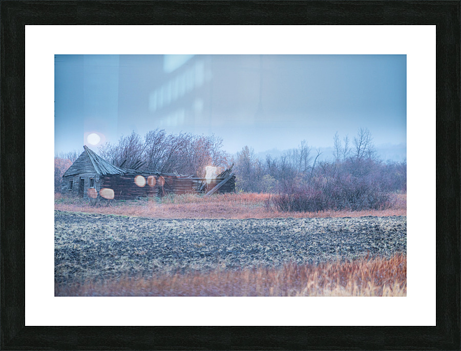 Decaying Homestead Picture Frame print