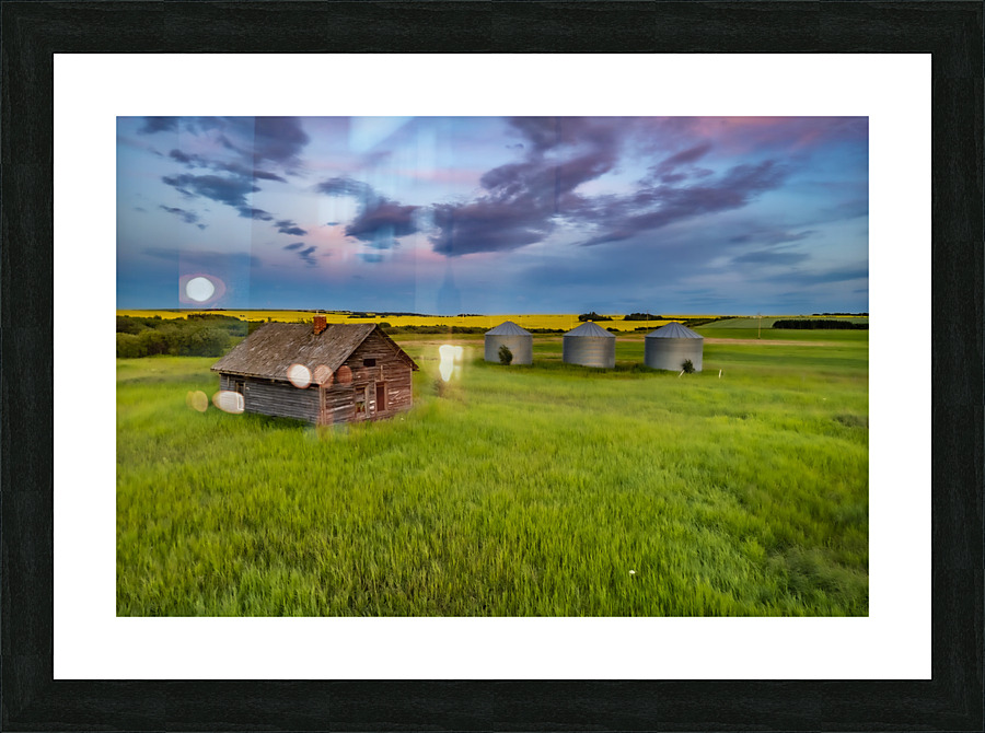 Granaries Picture Frame print