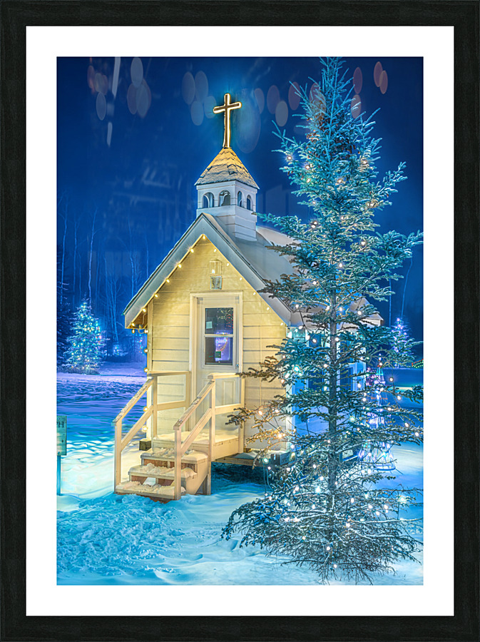 Little Chapel Picture Frame print
