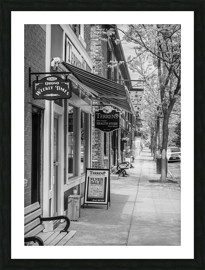 Main Street Orono Picture Frame print