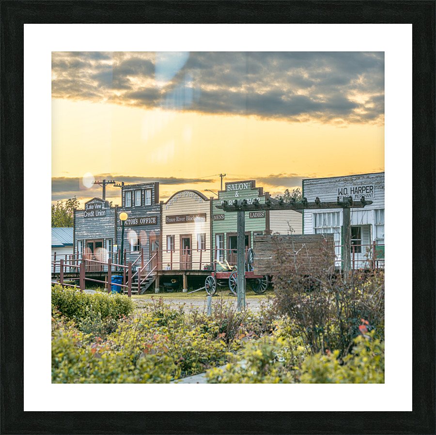 Main Street Picture Frame print