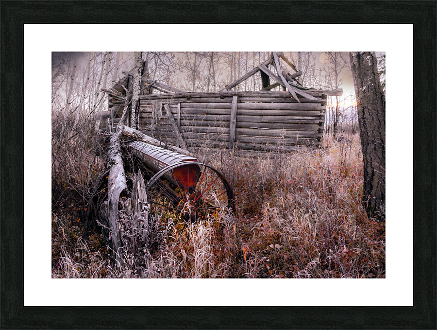 Old Farmhouse Picture Frame print