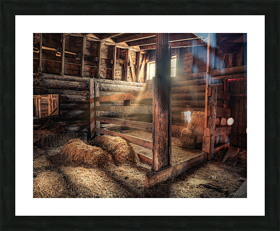The Manger Picture Frame print