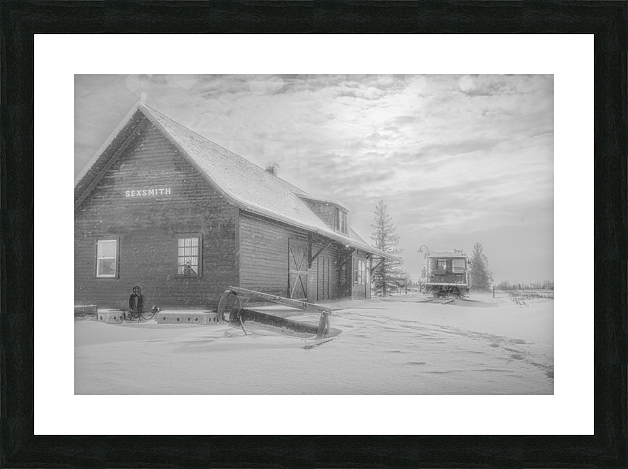 Train Station Picture Frame print