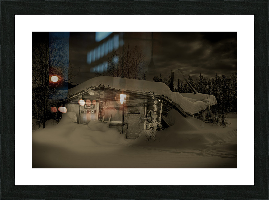 Welding Shop Picture Frame print