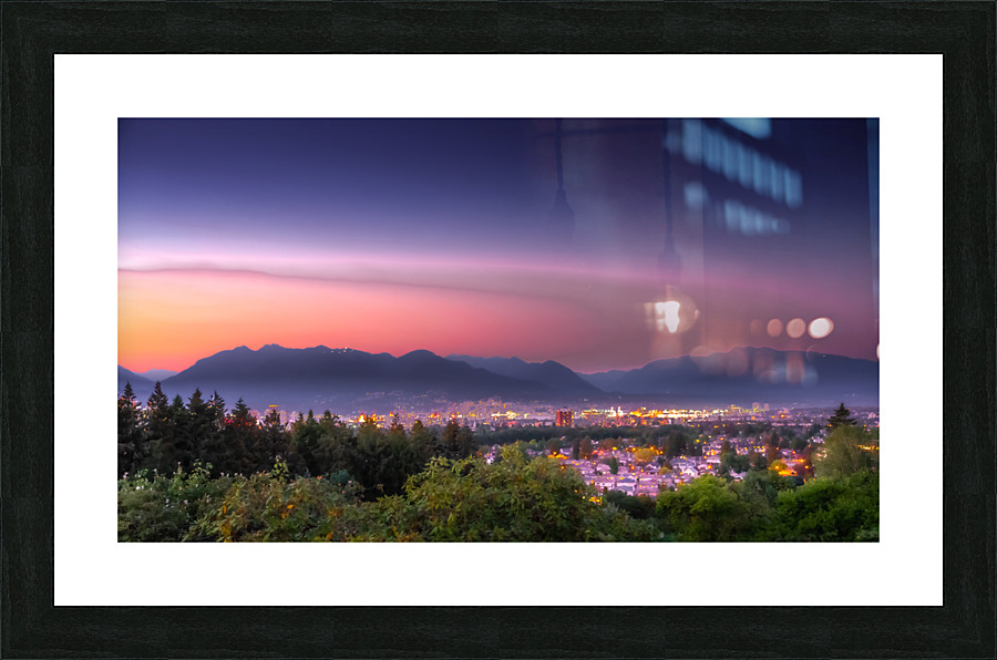 View From Queen Elizabeth Park Picture Frame print