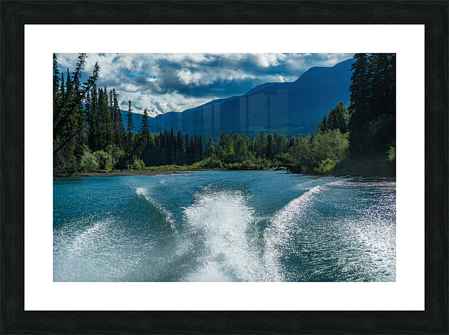 Boating on the Murray River Picture Frame print