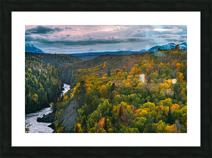 Bulkley River Picture Frame print