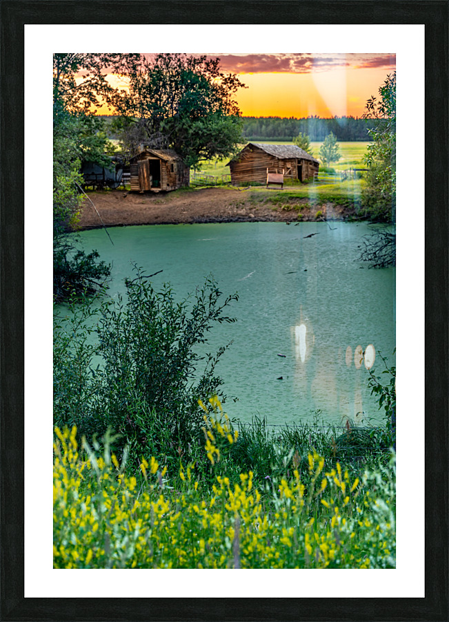 Green Pond Picture Frame print