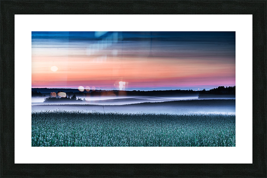 Ground Fog Picture Frame print