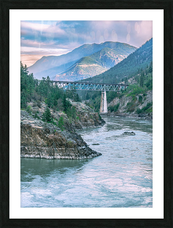 Lillooet BC Picture Frame print