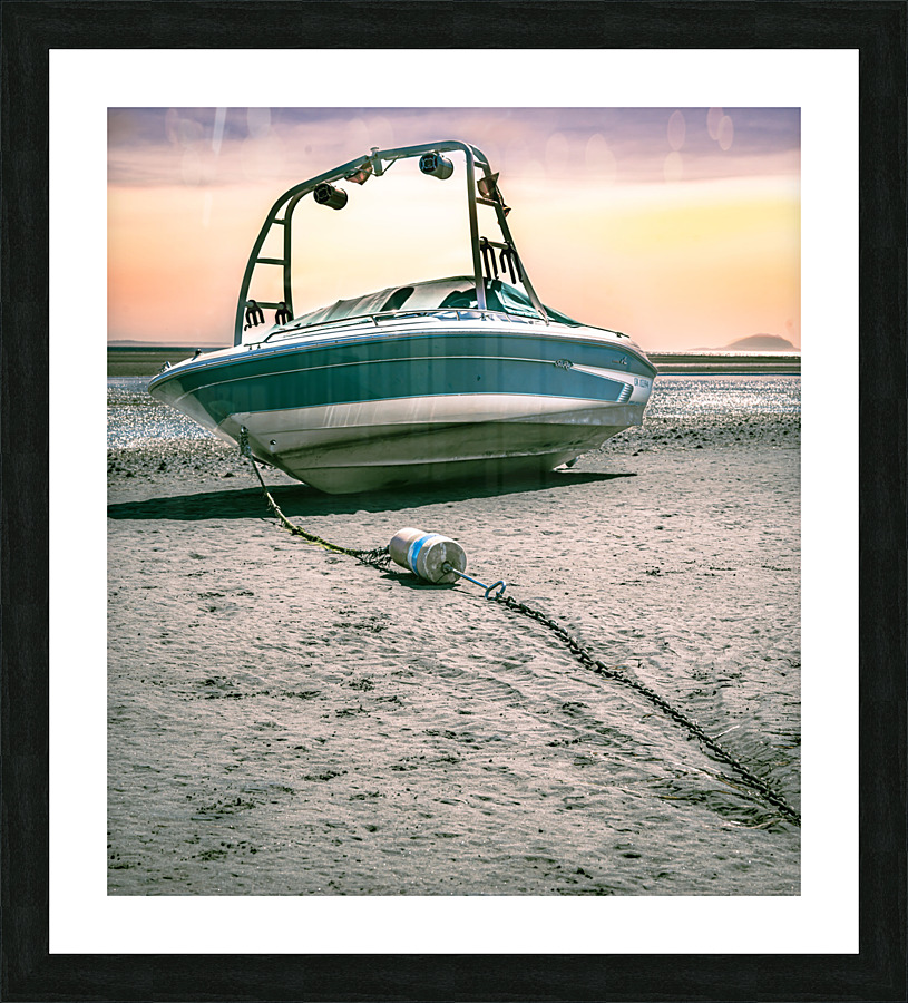 Low Tide Picture Frame print