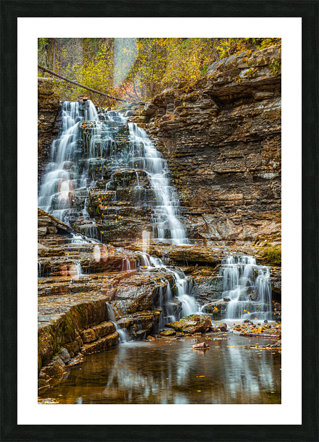 Quality Falls Picture Frame print