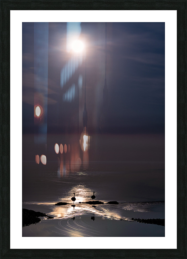 The Eclipse Picture Frame print