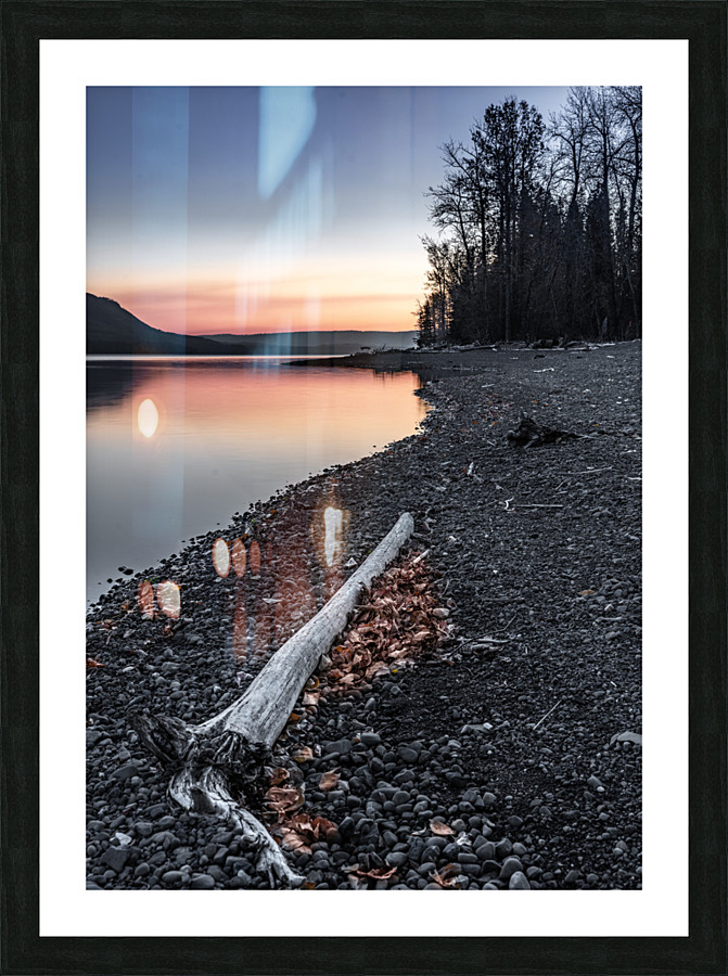 The Shoreline Picture Frame print