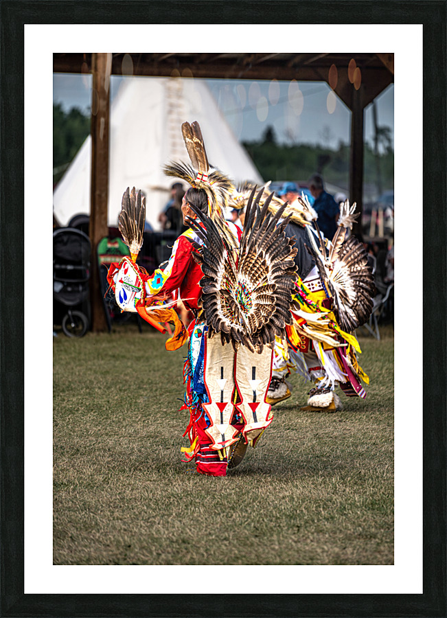 Indigenous Dancing and Regalia Picture Frame print