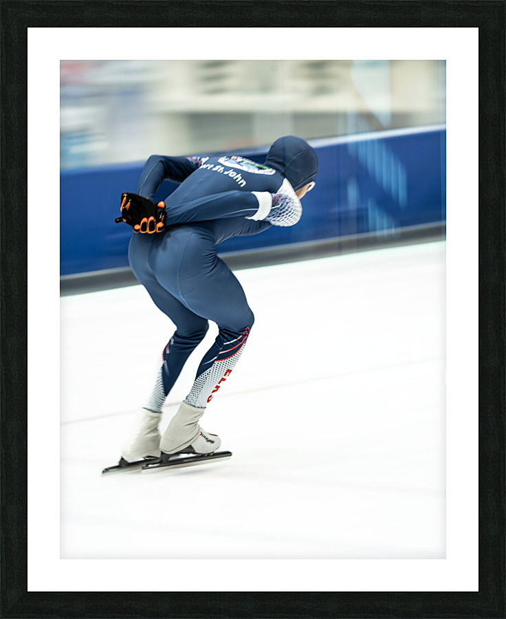 Speedskater Picture Frame print