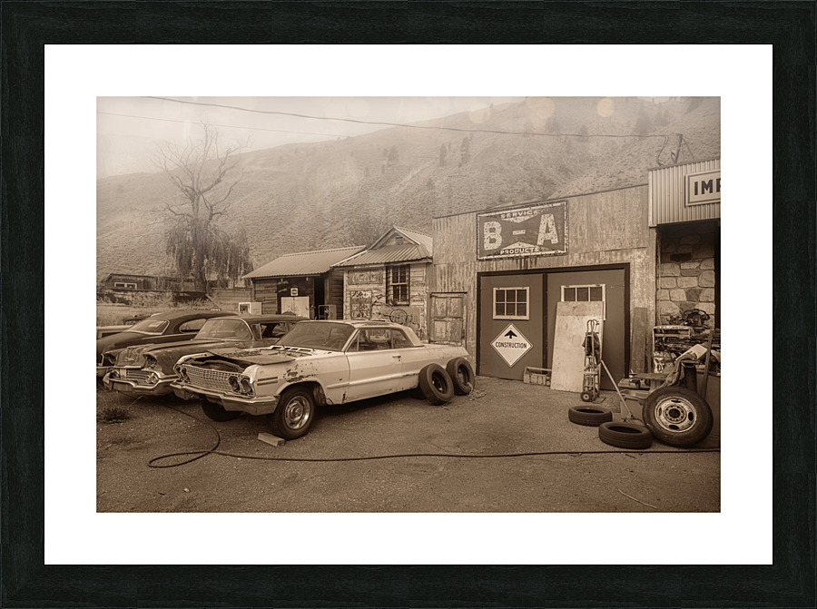 BA Station Picture Frame print