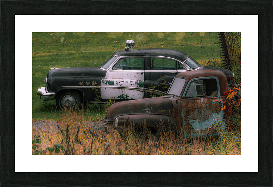 Busted Picture Frame print