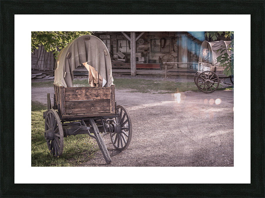 Docville Wagons Picture Frame print