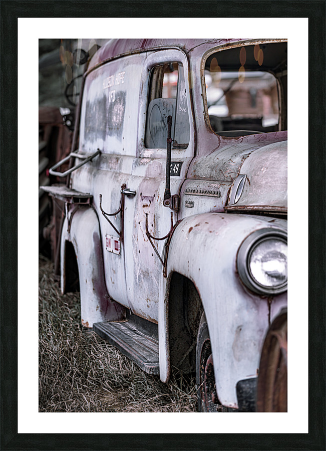 Firetruck Picture Frame print