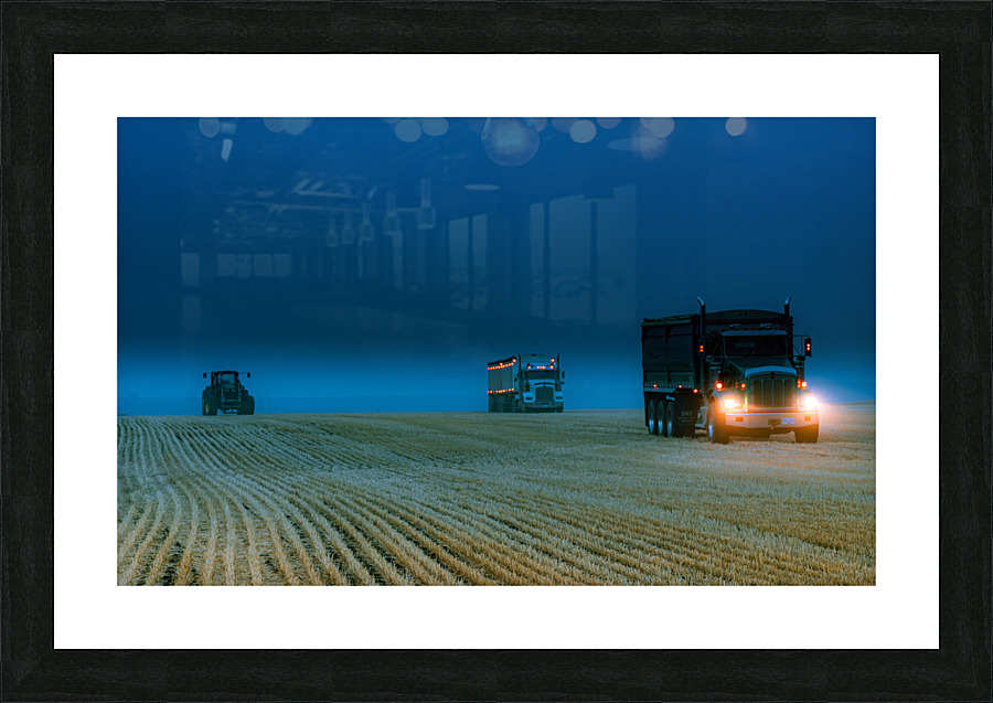 On the Fields Picture Frame print