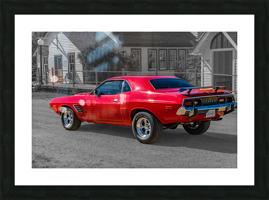 Red Challenger Picture Frame print