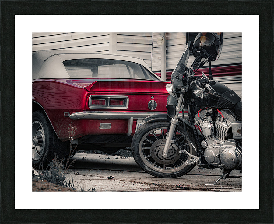 The Driveway Picture Frame print