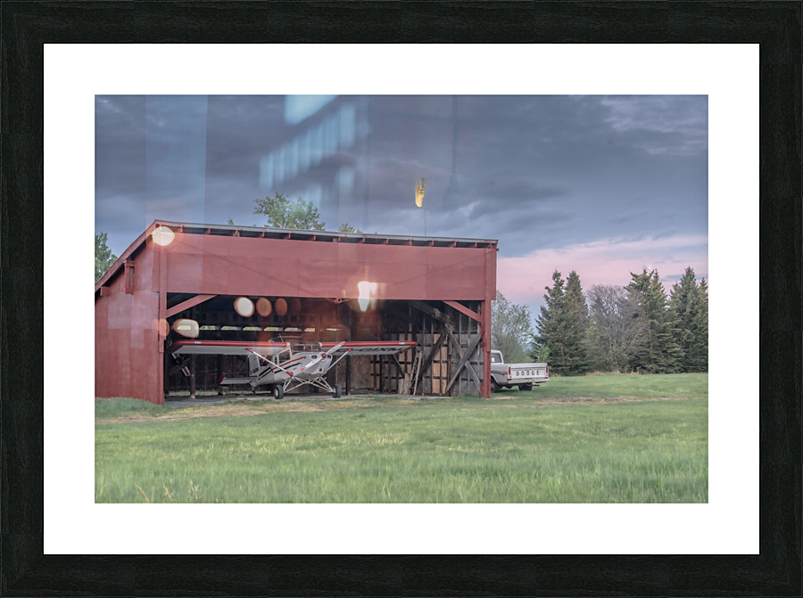 The Hangar Picture Frame print
