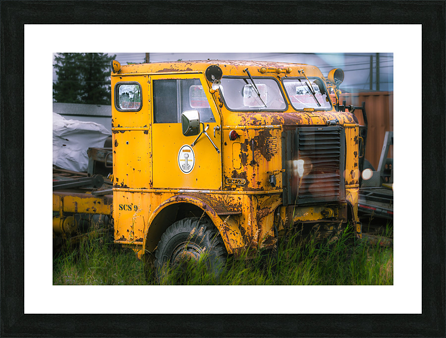 Yellow Beast Picture Frame print